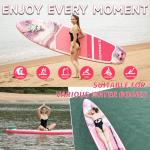 SUPEIMCO Inflatable Stand Up Paddle Board - Upgraded Glue-Free Hot Melt Technology, Long Service Life, 10'6", Anti-Slip EVA Deck, Full SUP Accessories, Included for Adults Youth All Skill Levels