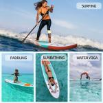 XHYCPY Inflatable Stand Up Paddle Board with SUP Accessories, Anti-Slip EVA Deck, 10’4’’ Inflatable Paddle Boards for Adults and Youth of All Skill Levels