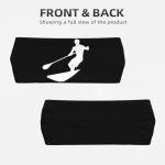 Paddleboards Sports Banner Family Demonstration Libertarian Porcupine Sports Sweatband Headband Sweat Resistant Perfect Gym Yoga Workout Activities Running Men Women