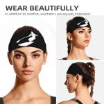 Paddleboards Sports Banner Family Demonstration Libertarian Porcupine Sports Sweatband Headband Sweat Resistant Perfect Gym Yoga Workout Activities Running Men Women
