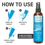 Hornet Watersports Paddle Cleaner Spray for Kayak, SUP, Canoe, Dragon Boat Paddles – No Rinse Formula for Carbon Fiber, Fiberglass, and Plastic – Citrus Scent – Kayak Accessories – 8oz