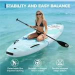 Wood Grain Stand Up Paddle Board,Ultra-Light Stand Up Paddle Board with Premium SUP Paddleboard Accessories, Wide Stable Design, Non-Slip Comfort Deck for All Skill Levels