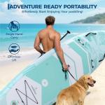 Wood Grain Stand Up Paddle Board,Ultra-Light Stand Up Paddle Board with Premium SUP Paddleboard Accessories, Wide Stable Design, Non-Slip Comfort Deck for All Skill Levels