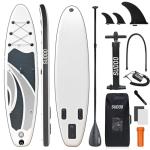 SUDOO Inflatable Stand Up Paddle Board 10'x30 x6 Ultra-Light SUP Stand-Up Paddleboard for Adults & Youth with Backpack, Pump, Paddle, Coil Leash, Triple Fins, Repair Kit