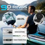 FunWater Inflatable Stand Up Paddle Board 10'6"/11"/11'6" Paddle Board for Adults & Youth, Paddleboards Inflatable with Premium SUP Accessories, Wide Stable, Non-Slip Comfort Deck (Grey/Blue/Black)