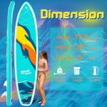 OROHBOARD 11'6x33 Inflatable Paddle Board for Adults with SUP Accessories, Stand Up Paddleboard, Wide Stance Non-Slip Comfort Deck for Youth & Adults, 400lbs Weight Capacity