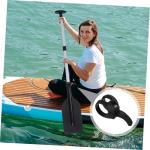 JOINPAYA Adjustable Paddle Lock Clip for SUP and Kayak Sturdy Carbon Fiber Paddle Shaft Clamp Quick Release Mechanism for Watersports and Surfing Accessories