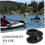 JOINPAYA Adjustable Paddle Lock Clip for SUP and Kayak Sturdy Carbon Fiber Paddle Shaft Clamp Quick Release Mechanism for Watersports and Surfing Accessories