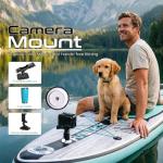 FunWater Inflatable Stand Up Paddle Board 10'6"/11"/11'6" Paddle Board for Adults & Youth, Paddleboards Inflatable with Premium SUP Accessories, Wide Stable, Non-Slip Comfort Deck (Grey/Blue/Black)