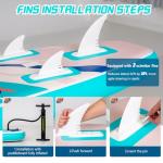 OROHBOARD 11'6x33 Inflatable Paddle Board for Adults with SUP Accessories, Stand Up Paddleboard, Wide Stance Non-Slip Comfort Deck for Youth & Adults, 400lbs Weight Capacity