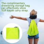 Kayak Surfboard Paddle Board Shoulder Strap Hands-Free SUP Carrying Adjustable Strap with Padded Shoulder Sling Anti-scratch design with Storage Bag, Paddle Carrier & Metal Accessories (GREEN)