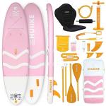 HUIIKE Inflatable Paddle Board for Adults with Accessories Included, Oar, Fins, Pump. Stand Up Paddleboard Great Stability and Resistance. 10’ x 33" x 5.9", Maximum Load 286 lb