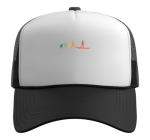 Stand up Paddling Evolution Retro SUP Paddle Board Trucker Hat with Adjustable Mesh Back, Black/White