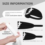 Paddleboards Sports Banner Family Demonstration Libertarian Porcupine Sports Sweatband Headband Sweat Resistant Perfect Gym Yoga Workout Activities Running Men Women