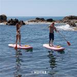 HUIIKE Inflatable Paddle Board for Adults with Accessories Included, Oar, Fins, Pump. Stand Up Paddleboard Great Stability and Resistance. 10’ x 33" x 5.9", Maximum Load 286 lb