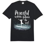 Paddleboard Yoga SUP Fitness Mindful Water Yoga Practice Comfort Colors Adult Heavyweight T-Shirt