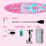 FunWater 10'6×33"×6" Inflatable Stand Up Paddle Board with Premium SUP Paddleboard Accessories, Wide Stable Anti-Slip EVA Deck,Paddle Boards for Adults & Youth of All Skill Levels