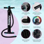 FunWater 10'6×33"×6" Inflatable Stand Up Paddle Board with Premium SUP Paddleboard Accessories, Wide Stable Anti-Slip EVA Deck,Paddle Boards for Adults & Youth of All Skill Levels