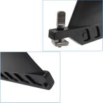 Anfyko 10" Paddle Board Fin with Screw - Free No Tool SUP Fin Surf Fin - Reinforced Nylon & Fiberglass Center Fin with Classic Curved Design for Longboard, Surfboard, Paddleboard...