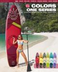 SUNHOKEY 11'×34'' Extra Wide Inflatable Paddle Board with Seam Welded Technology, Stand Up Paddle Board, 420lb Capacity for Adults, Sup Board for All-Level with 2-Blade Paddle/Dual-Action Pump/Leash