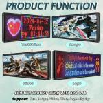 Large Outdoor RGB WiFi LED Sign for Business Store