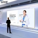 P1.86 Modular Foldable LED Digital signage,80 inch Spliceable Seamless LED Poster Screen,Foldable Panel,Self-Publishing System with WiFi/USB/HDMI Input Auto Display Kiosk for Advertising(2Unit)