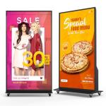 75" Indoor Floor Stand Digital Signage Interactive Kiosk