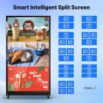 75" Indoor Floor Stand Digital Signage Interactive Kiosk