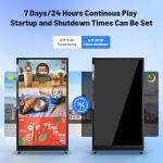 75" Indoor Floor Stand Digital Signage Interactive Kiosk