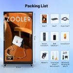 75" Indoor Floor Stand Digital Signage Interactive Kiosk