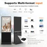 55" Indoor Digital Signage Touchscreen Kiosk Android OS