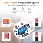 55" Indoor Digital Signage Touchscreen Kiosk Android OS