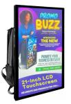 21-inch LCD Video Advertising Backpack,1920 * 1080 Resolution Ratio, Human Walking Backpack Digital Billboard (Mobile Version+Touch Screen)