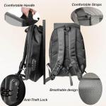 21.5" LCD Advertising Backpack, Touchscreen, 1000nits Brightness Digital Backpack Display, Human Walking Billboard Sending Program with U-Disk/Phone APP, and CMS Input Auto ADS Player, Android OS