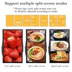 ZPNUZDU 21.5 In Touch Advertising Digital Backpack with 2K LCD Backpack Screen Support Usb/App Remote Input Android 11 4G+32G