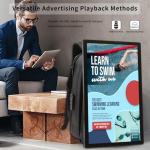 EEZ 21.5in Digital Backpack Billboard, LCD Backpack for Video Advertising Player 1920 * 1080 Resolution Ratio Back Pack (With Touch Screen)