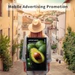 EEZ 21.5in Digital Backpack Billboard, LCD Backpack for Video Advertising Player 1920 * 1080 Resolution Ratio Back Pack (With Touch Screen)