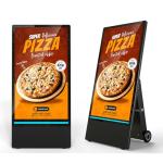 43" Outdoor Rechargeable Digital Signage Display: 4K UHD