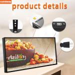 P5 Outdoor IP65 Waterproof 65"x34" Programmable LED Sign Board - Wi-Fi Full Color High-Res Scrolling Display, USB Control, Custom Images & Video for Business