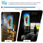 Led Signs Scrolling Programmable, Digital Display Screen Outdoor Waterproof, Customed Electronic Message Board ,for Advertising Public Business Store Restaurant Window P6 40''x17'' ,High Brightness Full Color