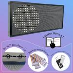 P6 Programmable Led Sign Custom Scrolling Outdoor Digital Signs For Businesses Display Screen Electronic Message Board Stock Ticker Advertising Pixel Led Panel Marquee 40"X17"