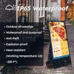 43" Outdoor Rechargeable Digital Signage Display: 4K UHD