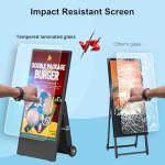 43" Outdoor Rechargeable Digital Signage Display: 4K UHD