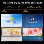 P6 Programmable Led Sign Custom Scrolling Outdoor Digital Signs For Businesses Display Screen Electronic Message Board Stock Ticker Advertising Pixel Led Panel Marquee 40"X17"