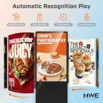 QIXZOCV MWE 43 Inch Indoor Floor Standing Digital Signage Advertising Display Kiosk LCD Screen Commercial Totem Android System Vertical Poster with Auto Media Player