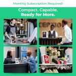 OptiSigns OptiKiosk 10 - Countertop Digital Signage Kiosk, 10.1" HD Touchscreen Display with Wi-Fi, Ethernet & Bluetooth, Software, Optional Background Music