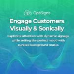 OptiSigns OptiKiosk 10 - Countertop Digital Signage Kiosk, 10.1" HD Touchscreen Display with Wi-Fi, Ethernet & Bluetooth, Software, Optional Background Music