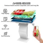 JPIYEIC 32 inch Touch Screen Kiosk, LCD Screen Self Service Kiosk, K-Style Stand Inquiry Machine, Interactive Display for Mall Navigation/Self-Ordering/Advertising/Retail Store