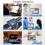 MAGEX 15.6" Touchscreen Monitor, HDMI VGA DVI FHD 1080p IPS Rp Pi Touch Screen Monitor 10-Point Touch Display with Remote Control Speakers VESA Touch Screen for PC, Pi, POS, Kiosk, Industrial