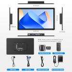 MAGEX 15.6" Touchscreen Monitor, HDMI VGA DVI FHD 1080p IPS Rp Pi Touch Screen Monitor 10-Point Touch Display with Remote Control Speakers VESA Touch Screen for PC, Pi, POS, Kiosk, Industrial